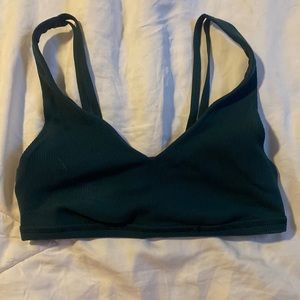 New without tags | Offline by Aerie Ribbed Sports Bra | Color: Green | Size: L